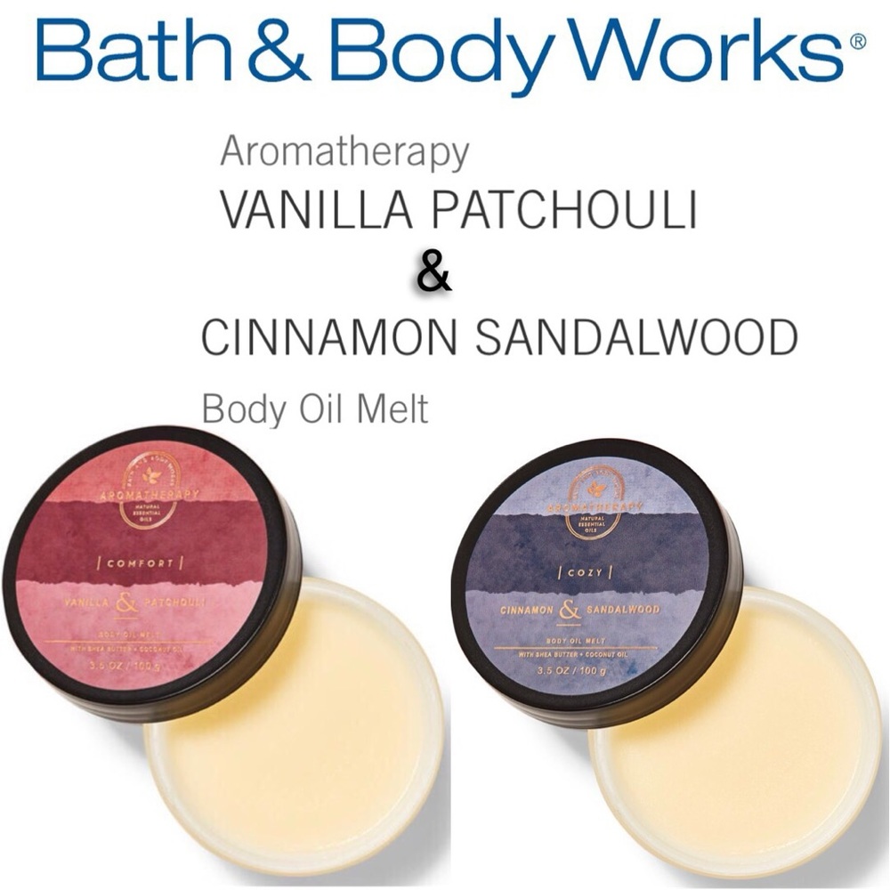 2 Aromatherapy: VANILLA PATCHOULI & CINNAMON & SANDLEWOOD Bundle